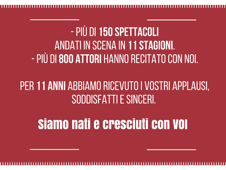 #nonchiudiamoilsipario
